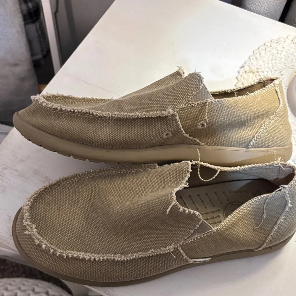 Men’s Crocs Casual Tan Slip-On Shoes